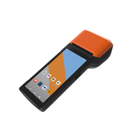 Terminal Kasir POS Mesin Pencetak Thermal 80mm/s Layar HD 5.5'' USB 4-Core 4G Android 13 Mobile Genggam