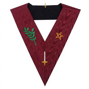 REGALIA MASÓNICA RITE ESCOCÉS AASR 14 GRADO COLLAR TYLER - Product Image 1
