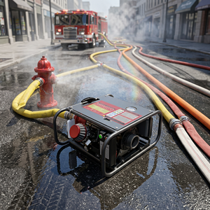Bomba de Agua Portátil de Alta Presión Timecore WBS-B300S, Bomba de Gasolina de 286 m con Arranque Remoto para Suministro de Agua en Incendios - Product Image 1