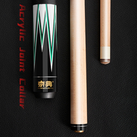 İki Parçalı Bilardo Istakası 19oz Dişbudak Ağacı Bilardo Sopası Ev Odası İçin Paslanmaz Çelik Bağlantılı