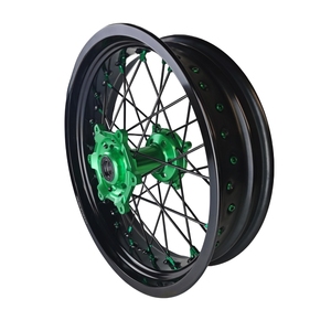 Ensemble de roues Supermoto CNC 7116 en alliage d'aluminium 17 3.5 5.0 pouces, jante avant et arrière pour Yamaha <span class=keywords><strong>YZ</strong></span> YZF 2010 à <span class=keywords><strong>2020</strong></span>, moto tout-terrain, motocross - Product Image 3