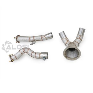 Tuyau de descente à haut débit (Decat Downpipe) pour Audi A6 A7 A8 C8 3.0T EA839 2019-2024 |   Collecteur d'échappement haute performance en acier inoxydable T304 - Product Image 1