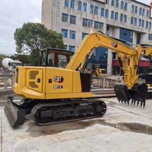 Cat307.5 Cat 307e Cat 308e ponderado 7,5 toneladas Original Japón usado Mini excavadora para excavar máquina sobre orugas Venta barata - Product Image 1