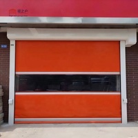 Pintu Gulung PVC Otomatis Kecepatan Tinggi Anti Debu Induksi Cepat Pintu Gulung Kustom Gudang Bersih Bengkel Bersertifikasi CE
