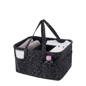 Kuyue tã Caddy Tổ Chức, r với <span class=keywords><strong>x</strong></span>ử lý, bé tổ chức cho Nursery-Hiện đại tã giỏ lưu trữ hộp & thùng có thể gập lại màu <span class=keywords><strong>x</strong></span>ám - Product Image 2