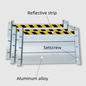 YD deflettore barriera di inondazione riutilizzabile in alluminio diga rapida unità resistente modulo Design diga d'acqua barriera rimovibile deflettori temporanei - Product Image 4