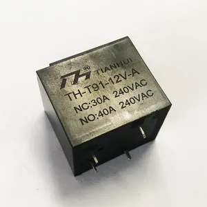 Tianhui T91-12V-A 4pin 30/40amp PCB 12vdc relays