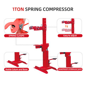 Compresseur de ressort de choc de bobine de jambe de force hydraulique électrique, outils de véhicule <span class=keywords><strong>pneumatique</strong></span> mécanique 2200lbs 5500 lbs - Product Image 2