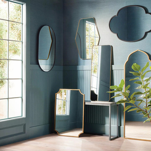 Modern Arch Design Full Length Wall Mounted <strong>Mirror</strong> Aluminum Frame Black/Brass/<strong>White</strong> Framed Full Body <strong>Mirror</strong> - Product Image 6