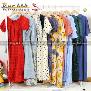 KungFu KingAAA 中国二手女式夏季丝绸连衣裙 90% 无污渍 大量批发 - Product Image 2