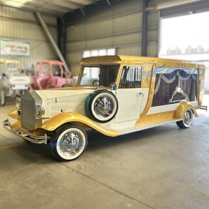 Rolls-Royce électrique de luxe en platine, voiture funéraire classique de style rétro, voiture-cercueil de luxe dédiée aux salons funéraires, buggy funéraire - Product Image 1