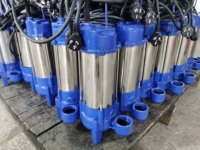 Bomba Sumergible para Aguas Residuales y Sucias FLY PUMP 1300w V1300DF con Protector Térmico y Sistema de Corte