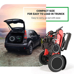 JBH DC03 nuovo arrivo sedia a rotelle elettronica forte resistenza agli urti leggera sedia a rotelle pieghevole portatile per disabili - Product Image 4