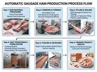 Machine de remplissage automatique de saucisses et de salami en acier inoxydable 304 pour l'industrie agroalimentaire et les usines de transformation de viande