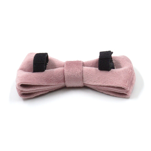 Heyri <span class=keywords><strong>pet</strong></span>-<span class=keywords><strong>collar</strong></span> de terciopelo para perro, Correa con hebilla de metal dorada de lujo, con lazo, color rosa oscuro, nuevo diseño - Product Image 6