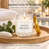 Bougie parfumée Spa Day en cire de soja, pot en verre transparent, couvercle à vis doré, mèche unique, relaxation, décoration d'intérieur, cadeau