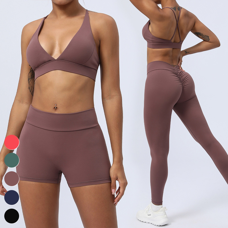 Petite Paprika Longline Gym Top Womens Nude Sports Gear Premium - Main Image