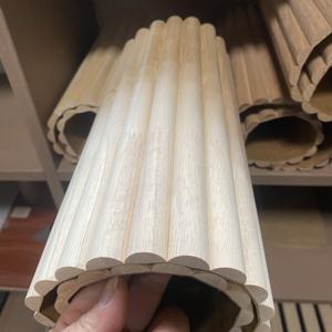 <span class=keywords><strong>MDF</strong></span> chêne caoutchouc pin mur panneau de bois flexible pour la garniture ronde de moulage de <span class=keywords><strong>plinthe</strong></span> flexible - Product Image 1