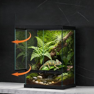 Atmungsaktives Großes Reptilien-Terrarium Neues Luxuriöses Langes Reptilien-Terrarium Maßgefertigtes Reptilien-Gehege für Eidechsen, Hornfrösche, Spinnen und Geckos - Product Image 2