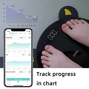Báscula de baño digital personal inteligente, báscula de peso con Sensor profesional portátil, vidrio templado de dientes azules, hogar eléctrico - Product Image 4