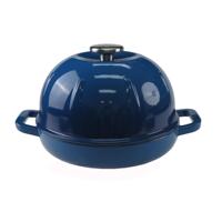 Gran pan artesanal casero, Horno Holandés, molde para hornear masa fermentada, horno de pan de hierro fundido esmaltado con tapa Cloche