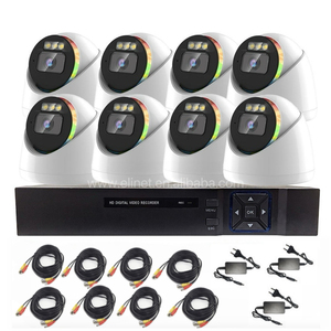 Caméras <span class=keywords><strong>de</strong></span> <span class=keywords><strong>surveillance</strong></span> étanches OEM ODM d'usine, kit <span class=keywords><strong>DVR</strong></span> CCTV AHD 1080p 8 canaux, système complet avec alimentation - Product Image 4