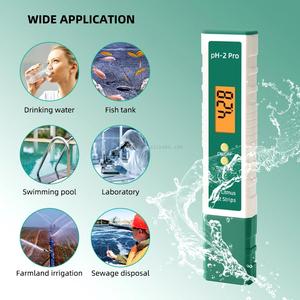 Portátil <span class=keywords><strong>ph</strong></span> Medidor <span class=keywords><strong>Ph</strong></span>-2 Pro Juntos Litmus Tester Função com ATC Display LCD Digital para Água Potável - Product Image 6