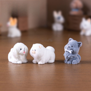 Figura de peluche Weij y adorable cachorro Corgi, pequeño llavero decorativo DIY, accesorio para colgar en la bolsa - Product Image 4