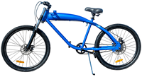 Sepeda Gas Kustom 2.4L/ 3.4L Rangka Tangki Bensin 26 inci Mesin 2 Tak Sepeda Bensin