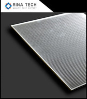 Rina Tech LED en plexiglas de qualité optique 3mm 4mm 5mm Feuille acrylique PMMA LGP Plaque de guidage de lumière pour panneau Module Led