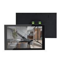 Panneau de commande mural tactile électrique Android 14 IPS 8 pouces avec coque métallique de luxe pour usage domestique et hôtelier, design bar.