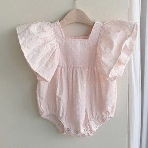 Vestiti della neonata triangolo della farfalla della ragazza ha vestiti tute di pizzo infantile estate - Product Image 6