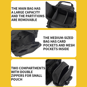 <span class=keywords><strong>SABADO</strong></span>, bolsa de rango de calidad resistente, bolsa de gimnasio táctica acolchada grande, caja de almacenamiento multifuncional táctica para acampar - Product Image 5