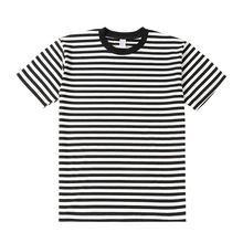 Camisetas Versátiles de Manga Corta a <span class=keywords><strong>Rayas</strong></span> <span class=keywords><strong>Blancas</strong></span> <span class=keywords><strong>y</strong></span> <span class=keywords><strong>Negras</strong></span> para Parejas, Estilo Simple para Hombre <span class=keywords><strong>y</strong></span> <span class=keywords><strong>Mujer</strong></span> - Product Image 5