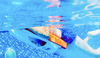 Planche de natation motorisée étanche IPX8 pour enfants, avec logo personnalisé, pour l'école de natation, jouet aquatique d'été