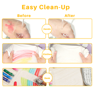 Ensemble de 24 crayons de peinture <span class=keywords><strong>gouache</strong></span> solides Artecho, lavables, non toxiques, <span class=keywords><strong>pastel</strong></span> soyeux, ensemble de coloration, crayons de peinture doux - Product Image 5