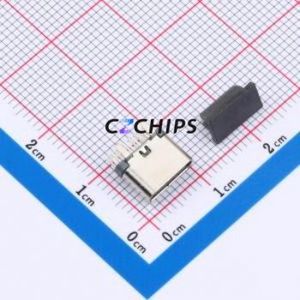TYPE-C-612-LDRH650 USB Connector Through hole Component (THT) Connector Type-C Female Through Hole 16P - Product Image 1
