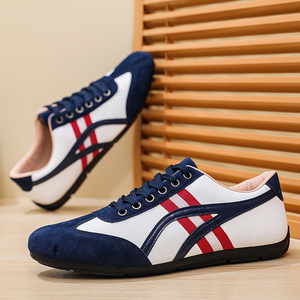 Chaussures tendance pour hommes pour l'été, nouveaux styles, à la mode et polyvalentes, chaussures Agan, chaussures décontractées rétro, chaussures de sport basses à lacets - Product Image 2