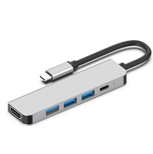 Vendita calda 5 <span class=keywords><strong>in</strong></span> 1 USB 3.0 USB tipo 2.0 <span class=keywords><strong>C</strong></span> 87W PD caricatore HD 4K Usb <span class=keywords><strong>c</strong></span> Docking Station Hub Otg adattatore Splitter per PC Macbook - Product Image 5