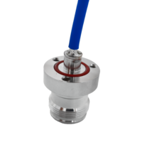 Conector Coaxial 4.3-10-KB3 de Latón, Conector Hembra Mini DIN 4.3-10 para RG141 RG402, Precio de Fábrica