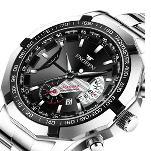 Prive Merk Mannen Quartz Horloge Custom Logo Luxe Heren Horloge Fabrikanten Directe Verkoop