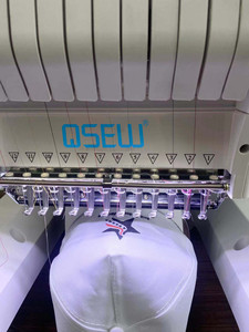 Máquina de Bordar <span class=keywords><strong>Computarizada</strong></span> QS-801S de 8 Agujas y un Solo Cabezal para Gorras, Sombreros, Camisetas, Logotipos y Etiquetas - Product Image 6