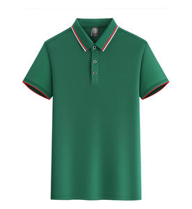 Individuelles Logo Hochwertige 200 Gramm 40S Stretch-Baumwollmischung Farbblock-Kragen Poloshirt Business-<span class=keywords><strong>Polo</strong></span> Büro-<span class=keywords><strong>Polo</strong></span> - Product Image 3