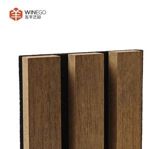 Paneles Acústicos de Madera WINEGO, Panel Acústico Curvo que Elimina la Reverberación, Panel Acústico de Listones de Madera - Product Image 6