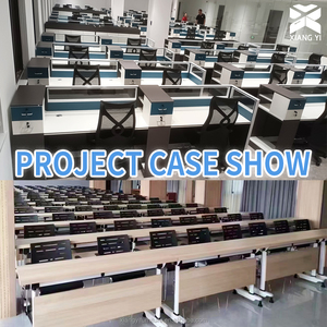 Mesa de oficina comercial moderna para 6 personas, cubículo de oficina, escritorio de estación de trabajo, Mesa Para Escritorio, escritorio de oficina Modular - Product Image 6