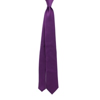 Cravates de mariage personnalisées en gros, faites à la main, élégantes, en soie unie tissée, en gros-grain, fines, 7 cm, violettes, pour hommes