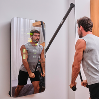 SPlan AI Smart Home Gym, Equipo de Entrenamiento Multifuncional con Pesas Dinámicas de Metal, Pila de Pesas de 100 kg, Estación de Ejercicios Personal