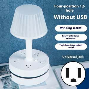 Vendita calda Multi-funzionale 2500W 2USB Standard lampada da tavolo <span class=keywords><strong>presa</strong></span> <span class=keywords><strong>per</strong></span> la casa aspetta - Product Image 6