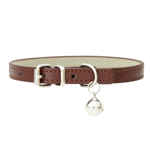 Schattige Hondenhalsband Verstelbare Pu Lederen Halsbanden Klokken Katten Producten Voor Huisdieren Hondenaccessoires - Product Image 4