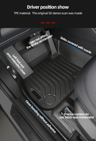 Tapis de sol de voiture en TPE 3D, double couche, 9D, 5D, 7D, personnalisé, de luxe, imperméable, ensemble complet pour berline et SUV